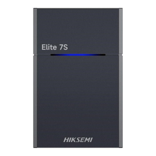 HIKSEMI Elite 7S 1TB USB 3.2 Type-C (2000/2000 MB/s) Tummanharmaa ulkoinen SSD-levyasema