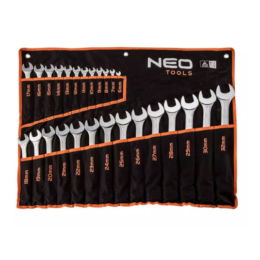 Neo Tools yhdistelmäavaimet 6-32 mm, 26-osainen sarja