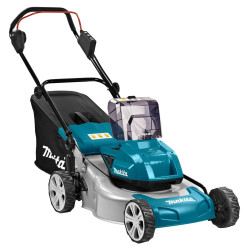 Makita DLM460PT2 ruohonleikkurin työntöakku, musta, sininen, harmaa