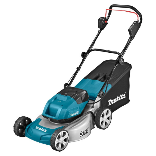 Makita DLM460PT2 ruohonleikkurin työntöakku, musta, sininen, harmaa