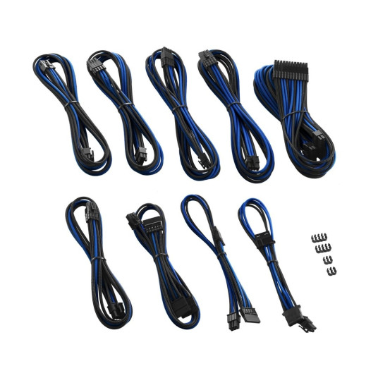 CableMod PRO ModMesh RT ASUS/Seasonic/Phanteks kaapelisarjat - musta/sininen