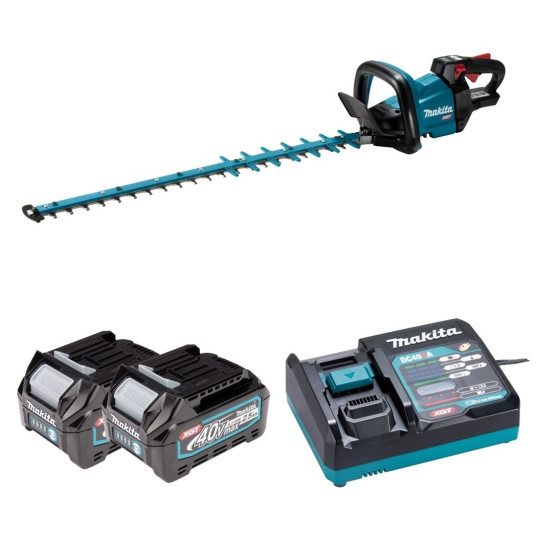 Makita UH009GD201 40V XGT 750 mm akkukäyttöinen pensasleikkuri