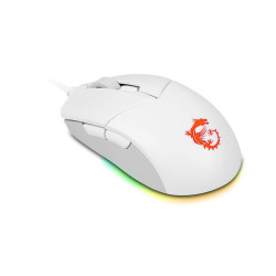 Hiiri MSI Clutch GM11 RGB Optical Gaming Mouse White