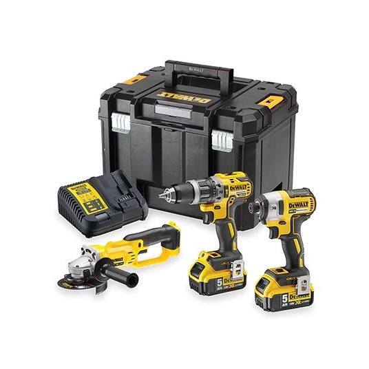 DEWALT DCK383P2T-QW 18V johdoton sähkötyökalusarja