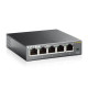 TP-Link TL-SG105E Hallittu L2 Gigabit Ethernet (10/100/1000) Musta