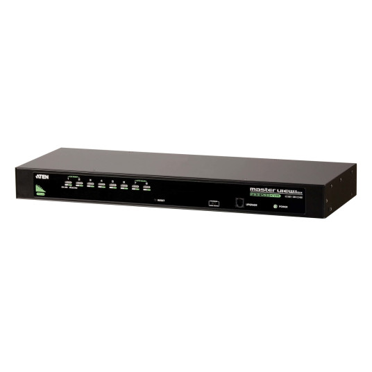 ATEN CS1308-AT-G KVM-kytkin telineasennus Musta