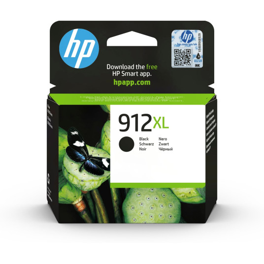 HP 912XL High Yield musta alkuperäinen mustekasetti