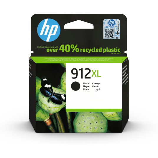 HP 912XL High Yield musta alkuperäinen mustekasetti