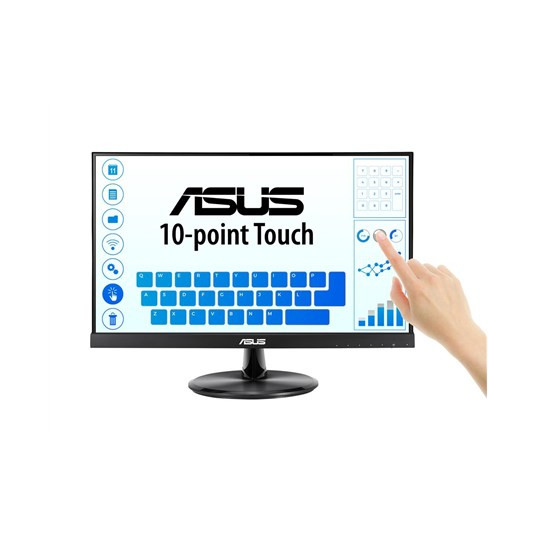 ASUS VT229H PC-monitori 54,6 cm (21,5") 1920 x 1080 pikseliä Full HD LED-kosketusnäyttö Musta