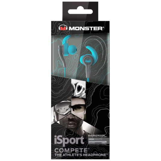 Kuulokkeet Monster iSport Compete Blue