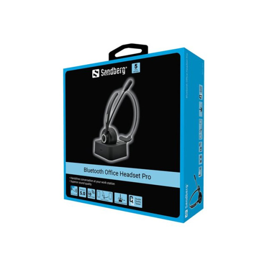 Kuulokkeet Sandberg Office Headset Pro Black