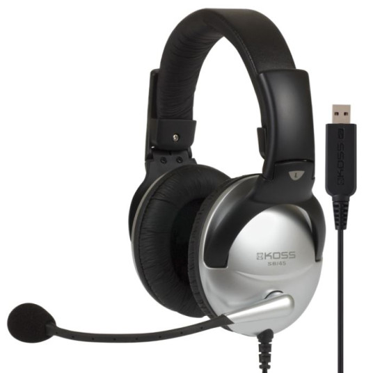 Kuulokkeet Koss SB45 Gaming Headset Silver/Black