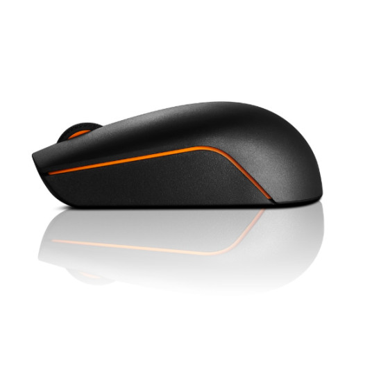 Lenovo | Wireless Compact Mouse | 300 | Optical Mouse | 2.4 GHz Wireless via Nano USB | Black | 1 year(s)