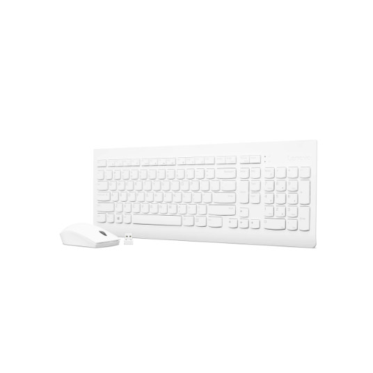 Lenovo | Wireless Combo Keyboard &amp; Mouse | 510 | White | Keyboard and Mouse Combo | 2.4 GHz Wireless via Nano USB | Batteries included | English | White