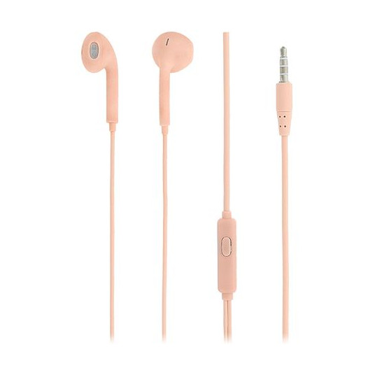 Tellur In-Ear Headset Fly, Noise Reduction Memory Foam Ear Plugs Pink