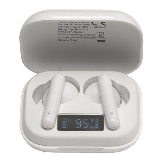 Kuulokkeet Denver TWE-38 White