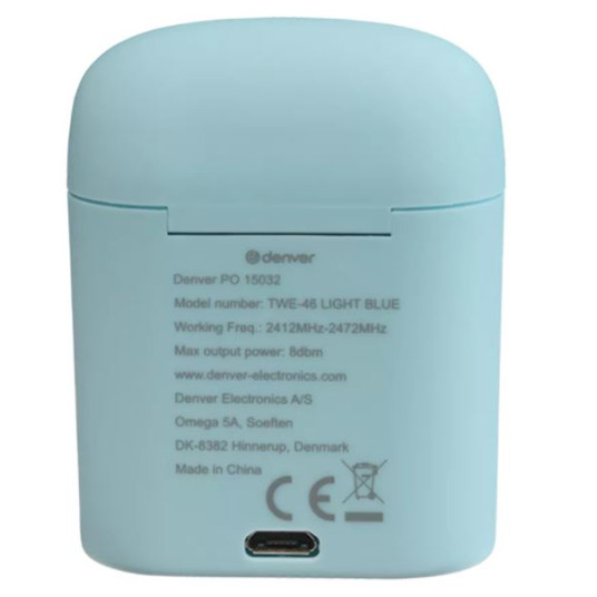 Kuulokkeet Denver TWE-46 Light Blue