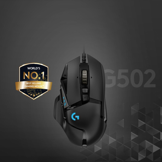 Hiiri Logitech G502 Hero Optical Gaming Mouse Black