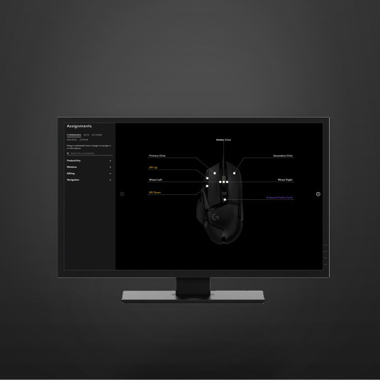Hiiri Logitech G502 Hero Optical Gaming Mouse Black