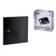 SDRW-08D2S-U Lite Slim DVD ulkoinen tallennin USB musta