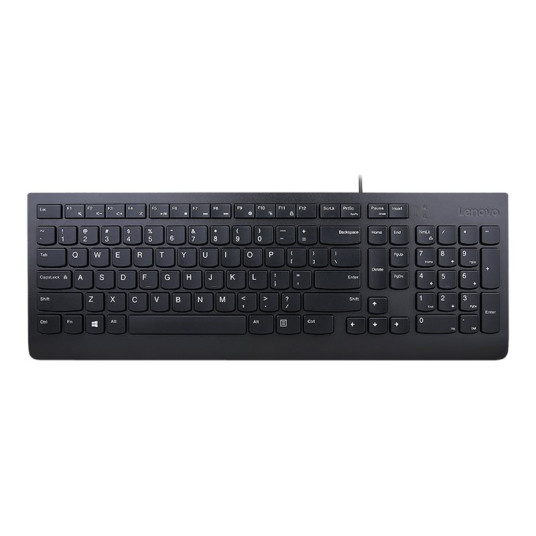 LENOVO ESSENTIAL WIRED KEYBOARD (BLACK) - ESTONIA 454