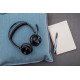 Kuulokkeet Poly Voyager Focus 2 USB-C-C Headset + USB-C/A Adapter + Charging Stand Black
