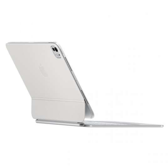 Magic Keyboard iPad Pro 11 tuuman (M4) - kansainvälinen suomenkielinen - valkoinen