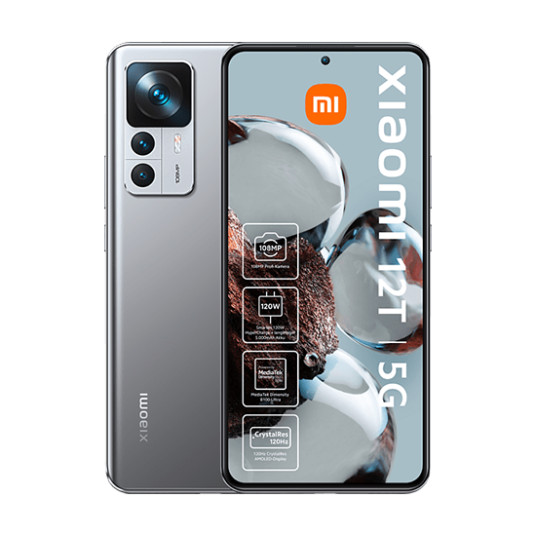 Älypuhelin Xiaomi 12T 5G 256GB Dual-Sim Silver