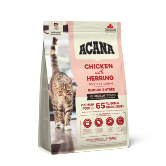 Acana Indoor Entree Cat kuivaruoka kissoille 1,8 kg