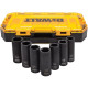 7 pcs. 1/2 impact socket set
