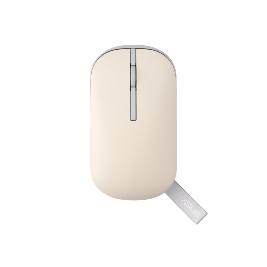 Asus Marshmallow Mouse | MD100 | Mouse | 2.4 GHz, Bluetooth | Beige