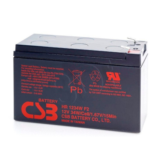 CSB HR 1234WF2 Batteries For UPS 12V 9.0Ah