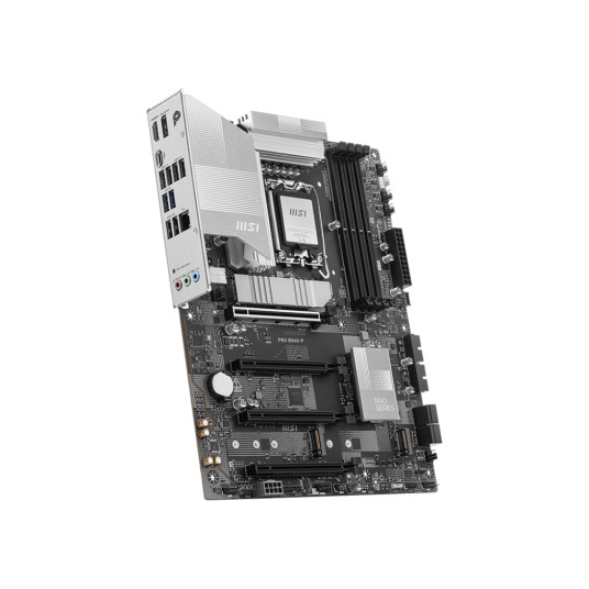 MSI PRO B860-P | Processor family Intel | Processor socket LGA1851 | DDR5 | Supported hard disk drive interfaces SATA, M.2 | Number of SATA connectors 4