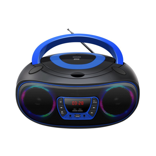 Denver TCL-212BT BLUE Kannettava CD-soitin musta, sininen, sininen