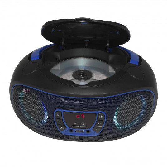 Denver TCL-212BT BLUE Kannettava CD-soitin musta, sininen, sininen