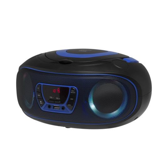 Denver TCL-212BT BLUE Kannettava CD-soitin musta, sininen, sininen