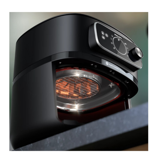 Philips XXL Airfryer | HD9876/90 Ovi | Power 2200 W | Capacity 8.3 L | Black