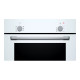 Bosch-uuni | HBF010BV1S | 66 L | Sähköinen | Manuaalinen | Säätönuppi | Korkeus 59,5 cm | Leveys 59,4 cm | Valkoinen | Valkoinen