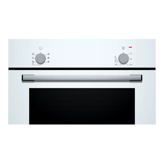 Bosch-uuni | HBF010BV1S | 66 L | Sähköinen | Manuaalinen | Säätönuppi | Korkeus 59,5 cm | Leveys 59,4 cm | Valkoinen | Valkoinen