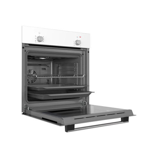 Bosch-uuni | HBF010BV1S | 66 L | Sähköinen | Manuaalinen | Säätönuppi | Korkeus 59,5 cm | Leveys 59,4 cm | Valkoinen | Valkoinen