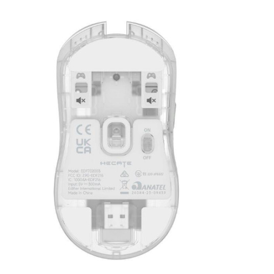 Hiiri Edifier Hecate G3M Pro Gaming Mouse Transparent