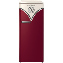 Gorenje Retro Refrigerator | OBRB615DR | Energy efficiency class D | Free standing | Larder | Height 152.5 cm | Fridge net capacity 225 L | Freezer net capacity 22 L | 38 dB | Red