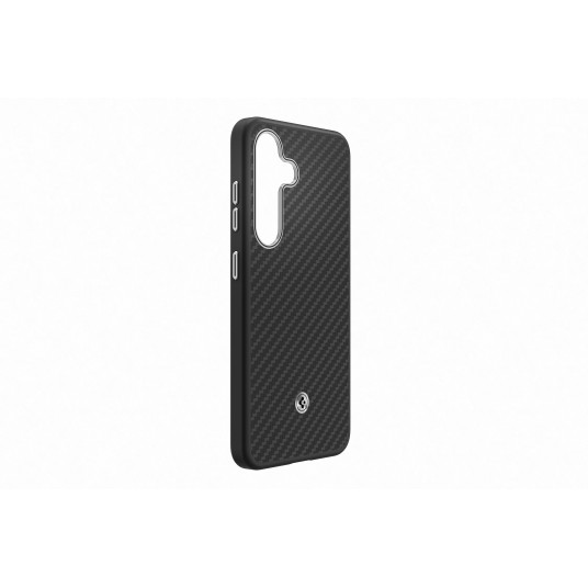 Kotelo Samsung Galaxy S25 Enzo Aramid Black Silver
