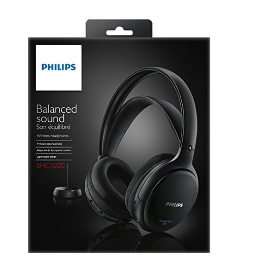 Kuulokkeet Philips SHC5200 Hi-Fi Black