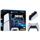 Pelikonsoli Sony Playstation 5 Slim Digital Edition (PS5) 1TB White Fortnite Cobalt Star + lisäohjain Sony DualSense PS5 + Latausasema Sony DualSense PS5