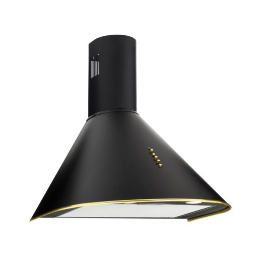Savupiipun liesituuletin Akpo WK-4 Dandys GOLD 50 cm 450 m3/h, musta