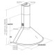 Savupiipun liesituuletin Akpo WK-4 Dandys GOLD 50 cm 450 m3/h, musta