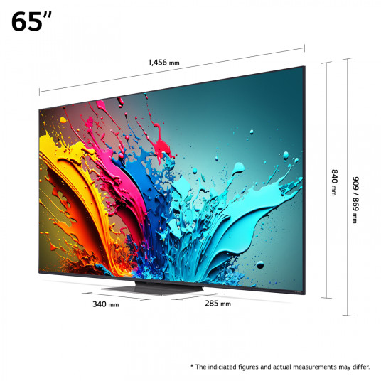 Televisio LG 65QNED87T3B QNED 65" Smart