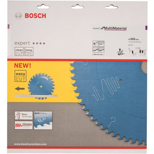 Bosch ‎2608642529 pyörösahanterä 30,5 cm 1 kpl
