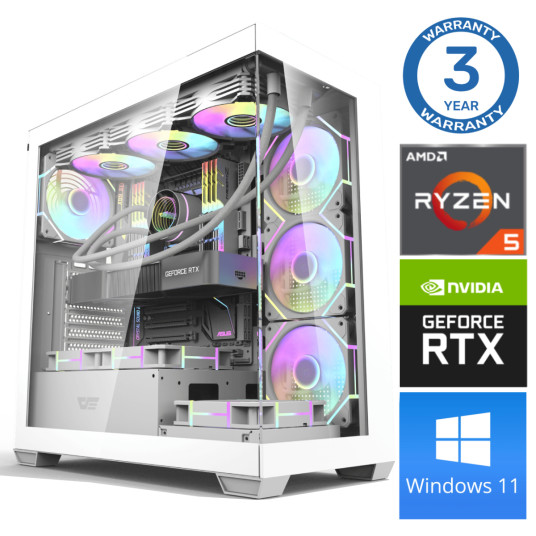 INTOP Ryzen 5 7500F 16GB DDR5 1TB SSD M.2 NVME+2TB RTX4060Ti 8GB WIN11